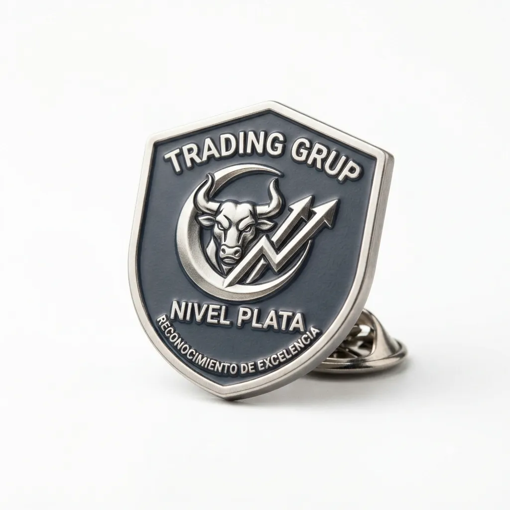 Pines metalicos conmemorativos con alto nivel de detalle